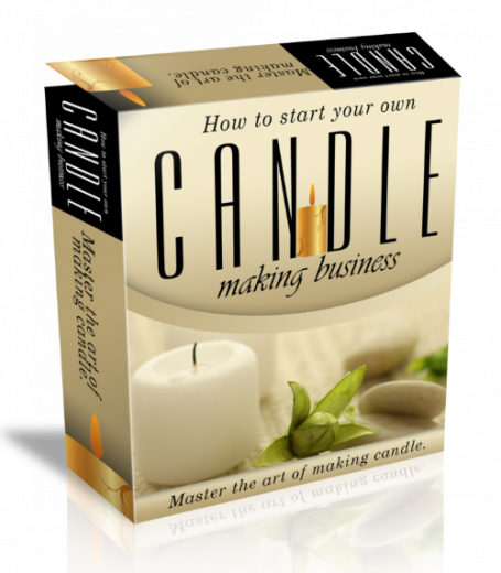 Candle Business HTML PSD Template. (Englische PLR)