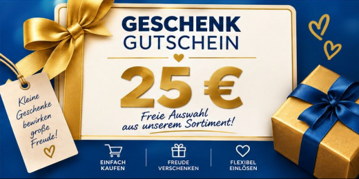 25 € Geschenkgutschein