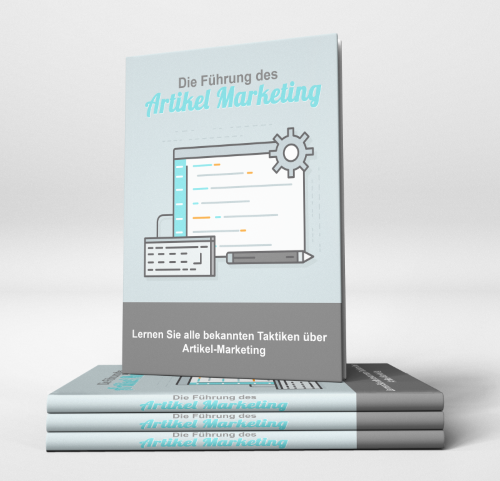 Die Führung des Artikel Marketing. (PLR)