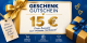 15 € Geschenkgutschein