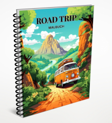 Road Trip Malbuch.