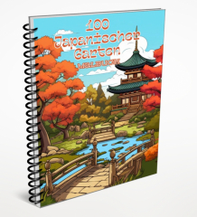 Japanischer Garten Malbuch.