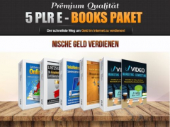 5 PLR E-Books Komplet Paket zum Thema Geldverdienen.