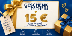 15 € Geschenkgutschein
