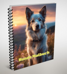 Hunde Malbuch mit PLR.